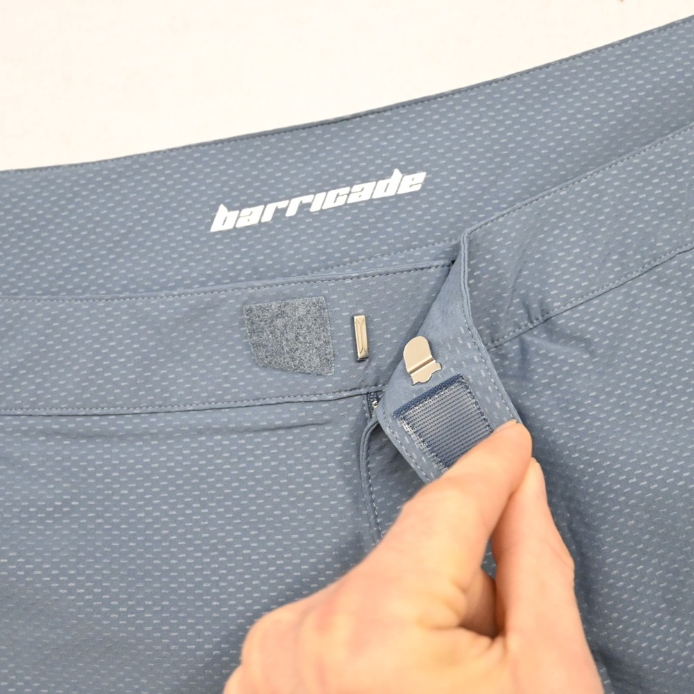 Adidas Barricade Tennis Shorts Mens Size 2XL x 10" Blue ClimaCool Nylon Stretch - Picture 3 of 8